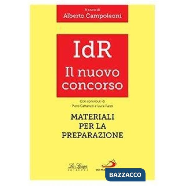 IDR IL NUOVO CONCORSO