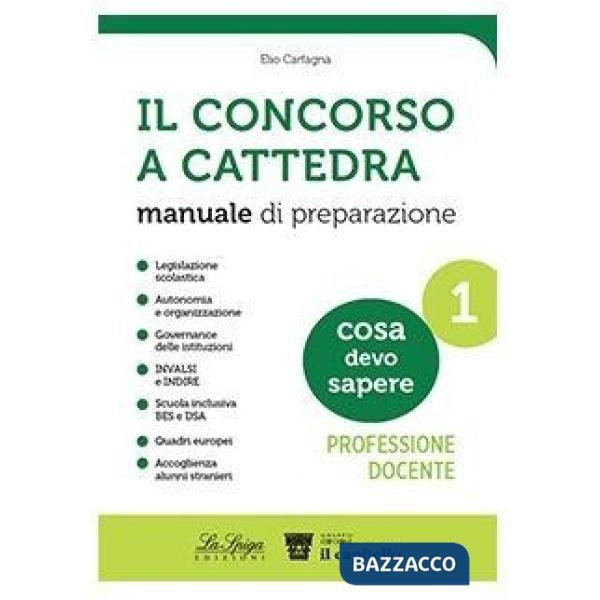 IL CONCORSO A CATTEDRA 1 (2020)