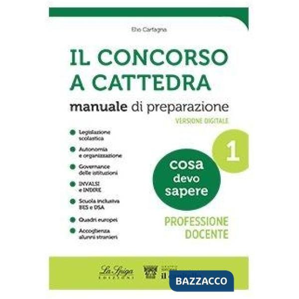 IL CONCORSO A CATTEDRA 1 (2020) EBOOK