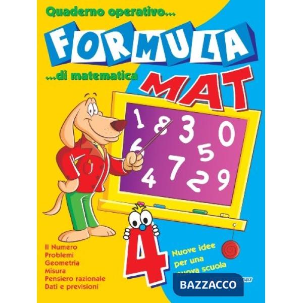 FORMULA MAT. QUADERNO OPERATIVO DI MATEMATICA. PER LA 4 CLASSE ELEMENT