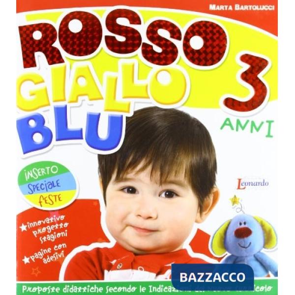 ROSSO GIALLO BLU 3 ANNI