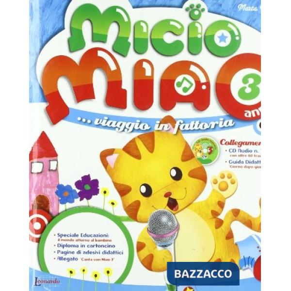 MICIO MIAO. 3 ANNI. CON ALLEGATO