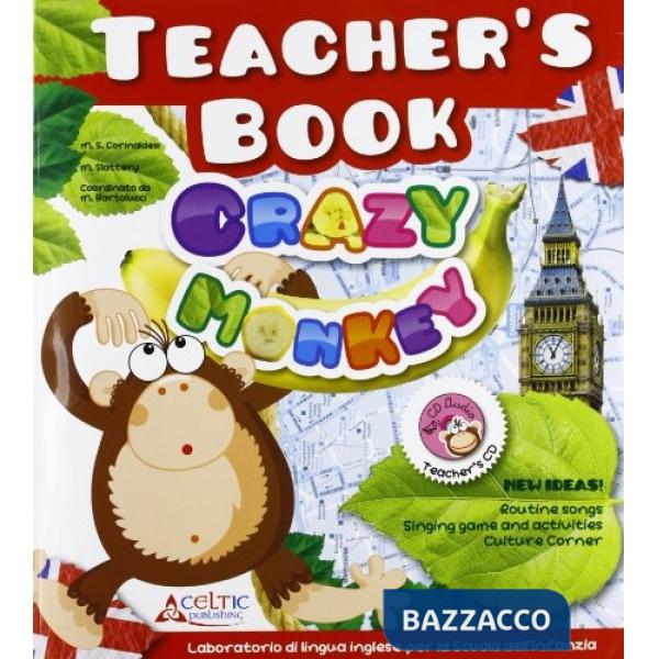 CRAZY MONKEY GUIDA + CD + FLASHCARD