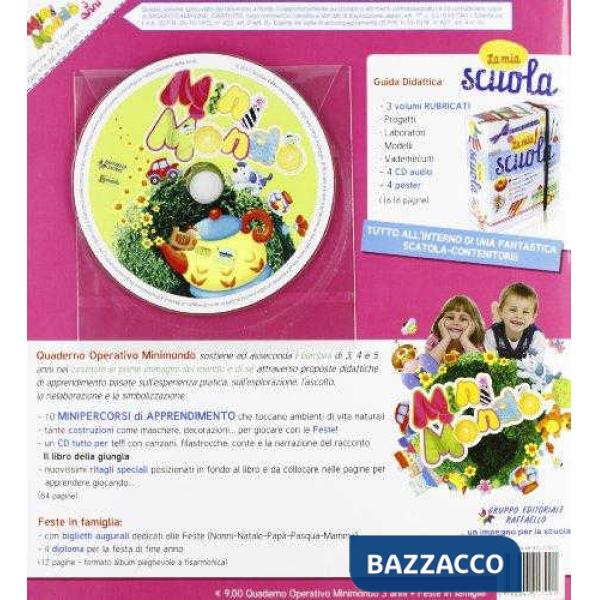 MINIMONDO. 3 ANNI. PER LA SCUOLA MATERNA. CON CD AUDIO