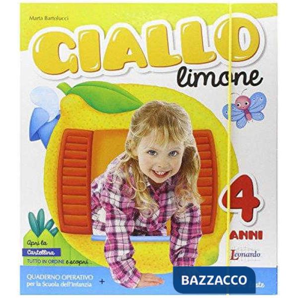 GIALLO LIMONE. 4 ANNI. PER LA SCUOLA MATERNA