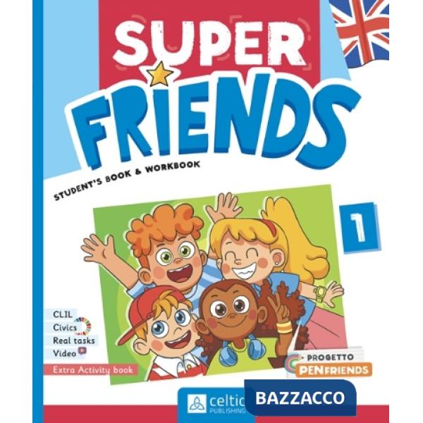 SUPER FRIENDS 1: STUDENT'S BOOK AND WORKBOOK + LITTLE HANDS