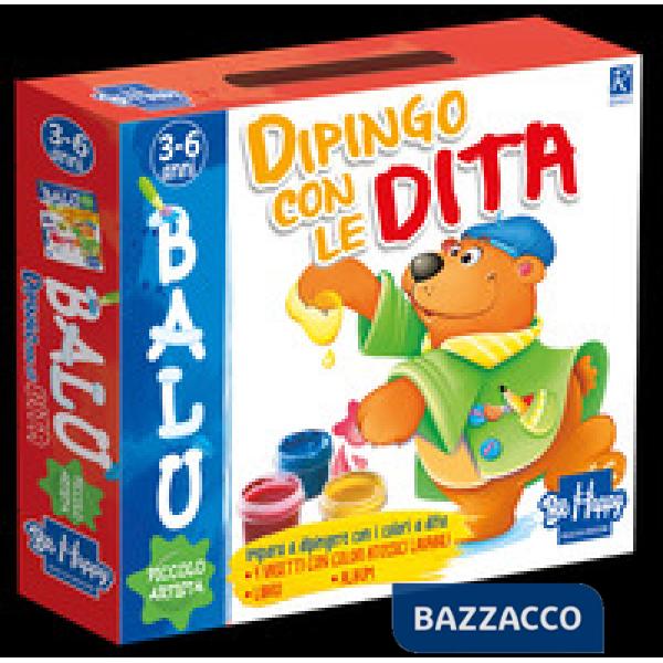 Dipingo con le dita. Balù piccolo artista