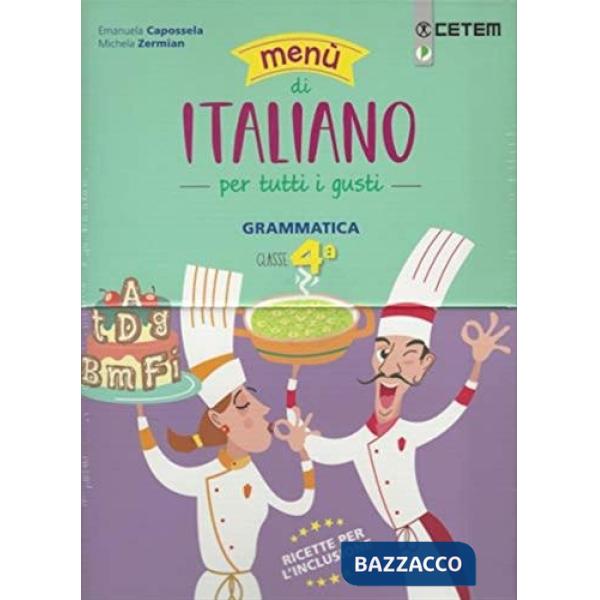 MENU DI ITALIANO CL. 4