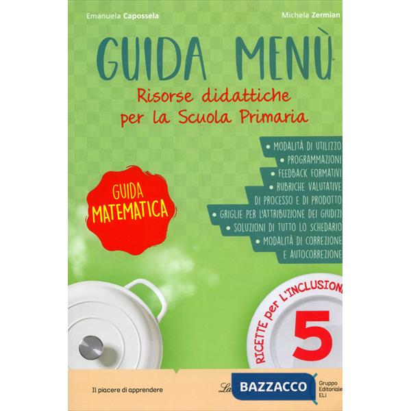 GUIDA MENU' MATEMATICA-SCHEDE MATEMATICA 5