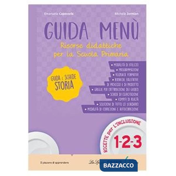 GUIDA MENU' STORIA-SCHEDE STORIA 1-2-3