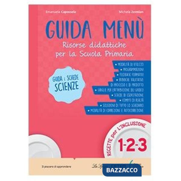 GUIDA MENU' SCIENZE-SCHEDE SCIENZE 1-2-3