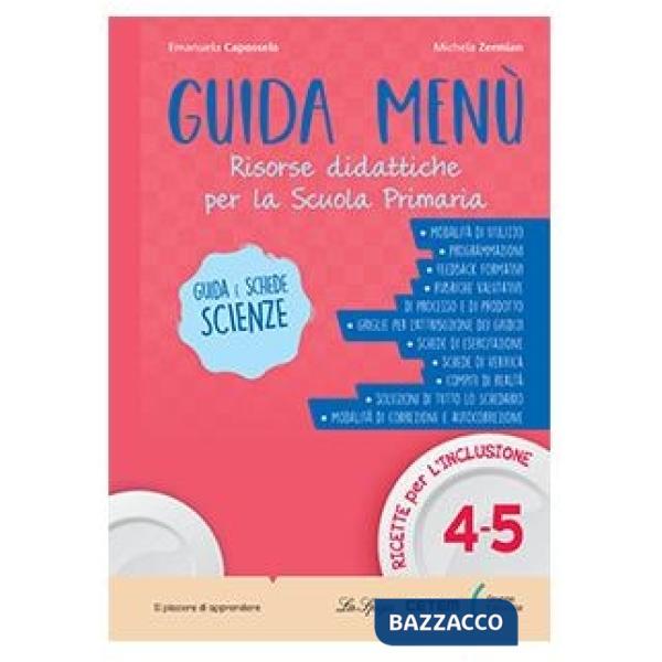 GUIDA MENU' SCIENZE-SCHEDE SCIENZE 4-5