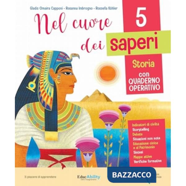 NEL CUORE DEI SAPERI-AMBITO ANTROPOLOGICO CL. 5 STO-GEO. + QUAD.