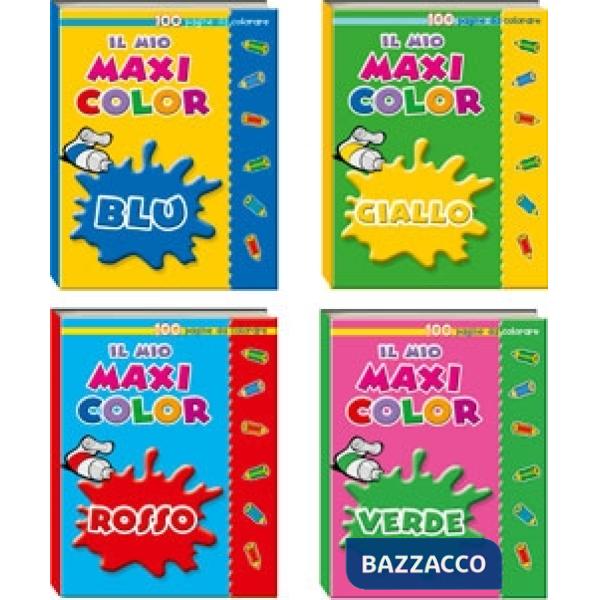 Mio maxi color. Giallo, rosso, blu, verde. Ediz. illustrata (Il)