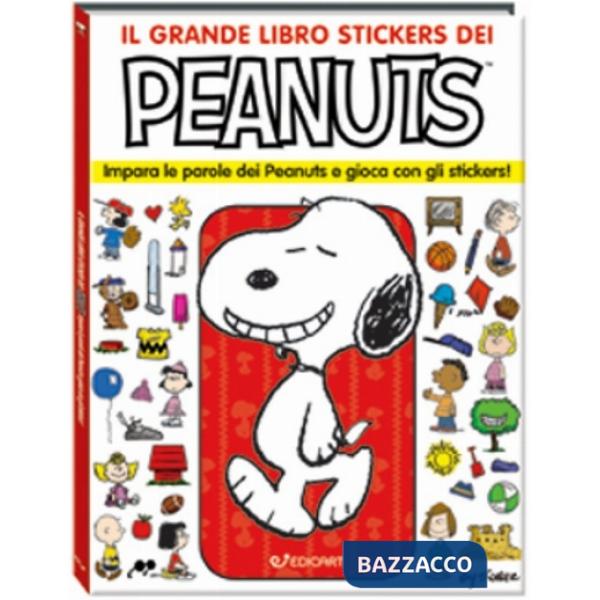 Grande libro stickers dei Peanuts. Impara le parole dei Peanuts e gioca con gli stickers! Con adesivi. Ediz. a colori (Il)