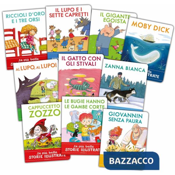 Più belle storie illustrate (10 titoli sfusi) (Le)