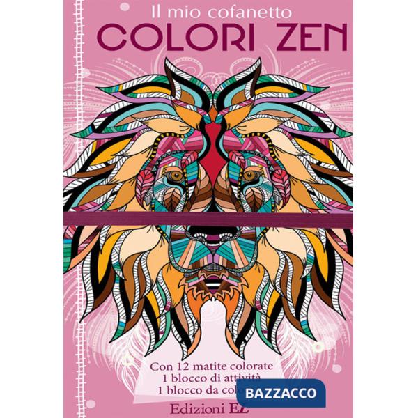 Mio cofanetto. Colori zen. Ediz. illustrata. Con 12 matite colorate (Il)