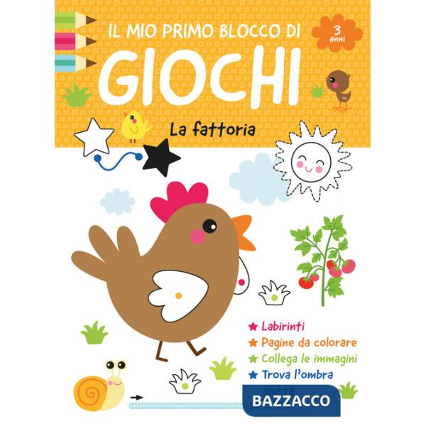 Mio primo blocco di giochi. La fattoria. Ediz. a colori (Il)