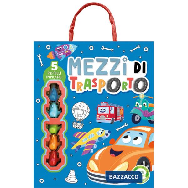 Mezzi di trasporto. Ediz. illustrata. Con 5 pastelli colorati