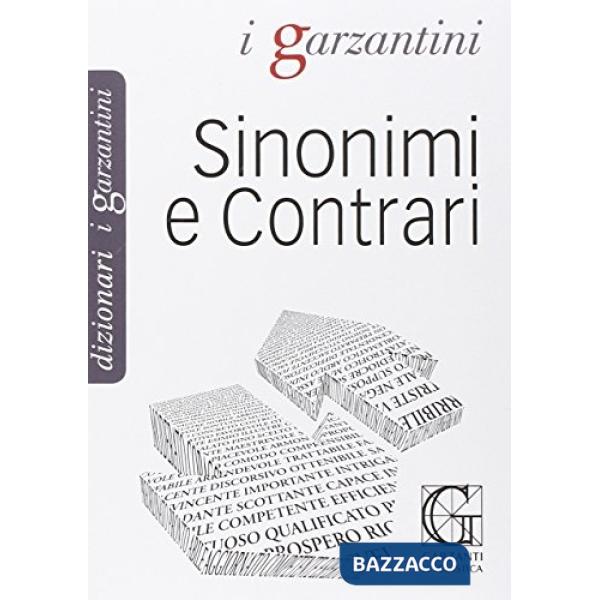 DIZIONARIO SINONIMI GARZANTINI NE