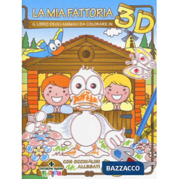 Mia fattoria. Il libro degli animali da colorare in 3D. Ediz. a colori. Con gadg
