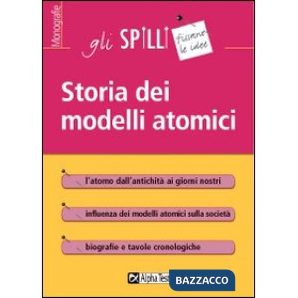 Storia dei modelli atomici