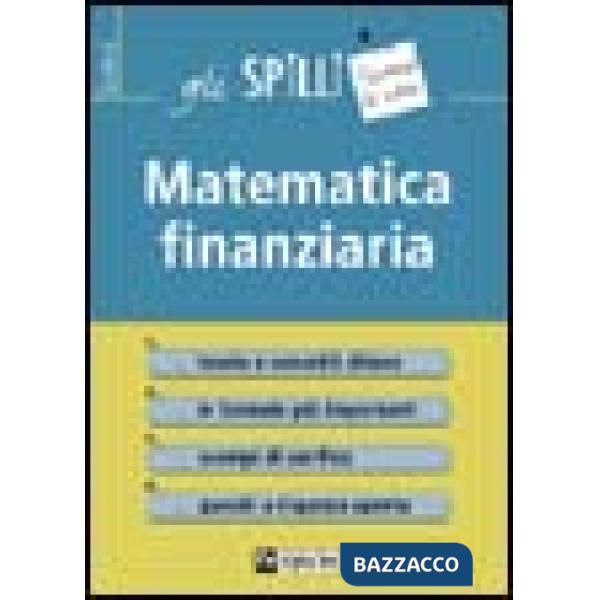 Matematica finanziaria