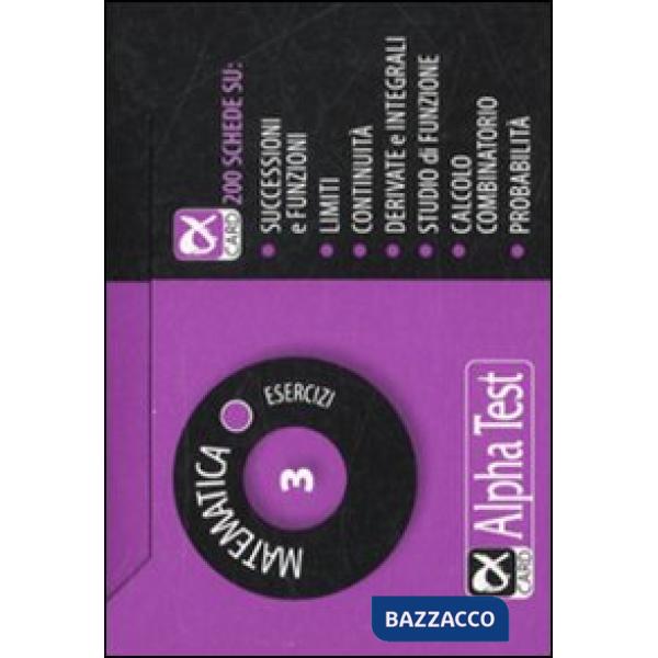 Matematica. Esercizi. Vol. 3