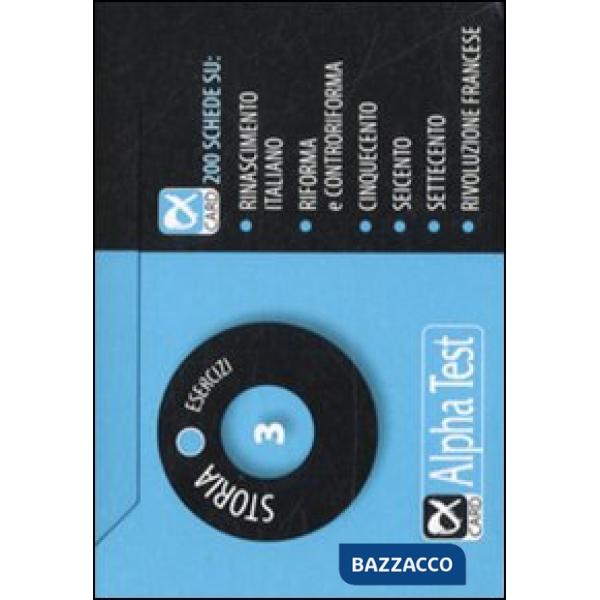 Storia. Esercizi. Vol. 3