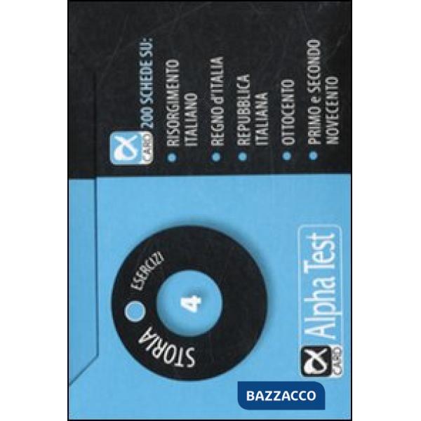 Storia. Esercizi. Vol. 4