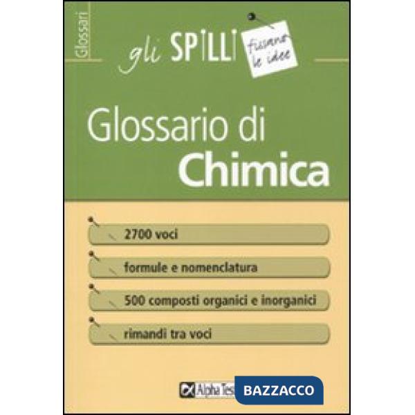Glossario di chimica
