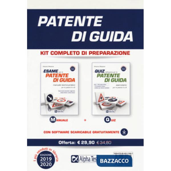 Patente di guida. Kit completo di preparazione: Manuale-Eserciziario. Con software di simulazione