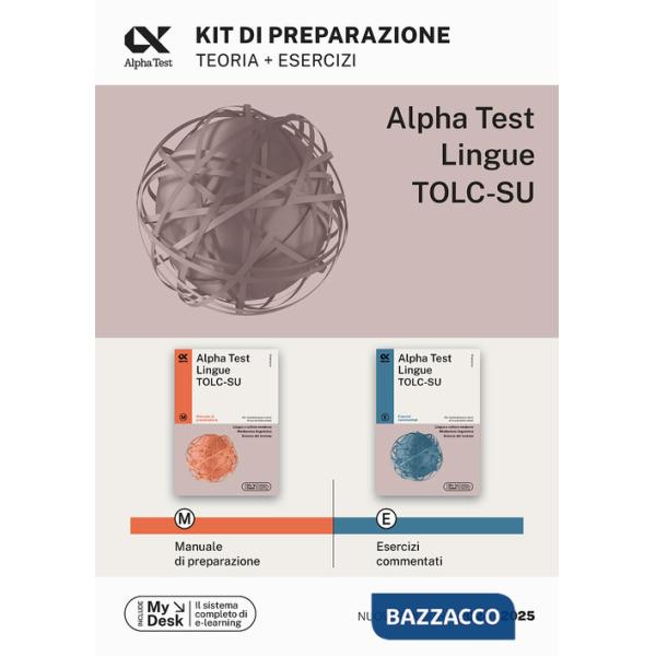Alpha Test Lingue TOLC-SU 2026-2027. Kit di preparazione. Con piattaforma digitale e simulatore online