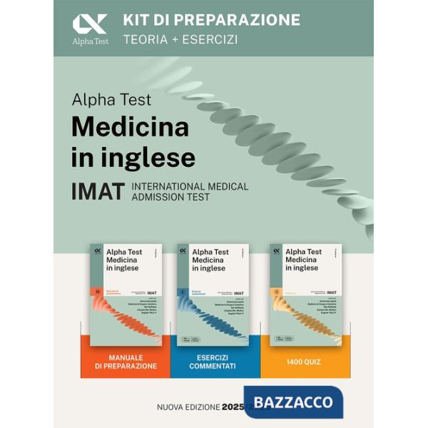Alpha Test Medicina Inglese IMAT 2025-2026. Kit di preparazione. Con simulatore online