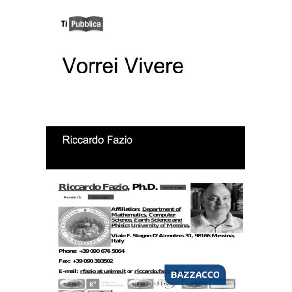 Vorrei vivere