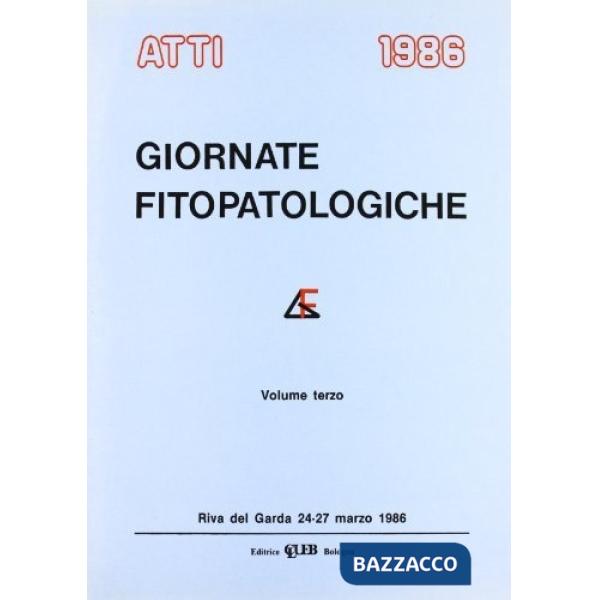 Giornate fitopatologiche. Atti (1986)