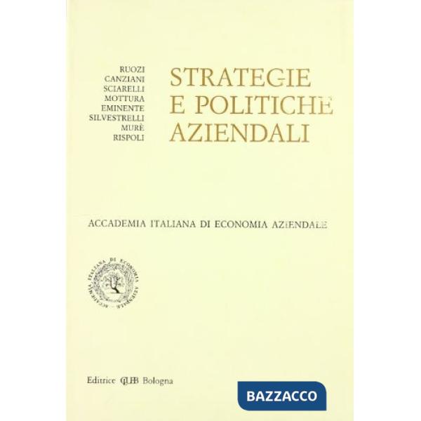 Strategie e politiche aziendali