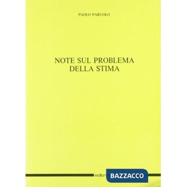 Note sul problema della stima