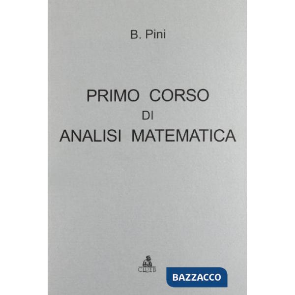 Primo corso di analisi matematica
