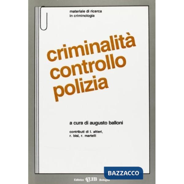 Criminalità controllo polizia