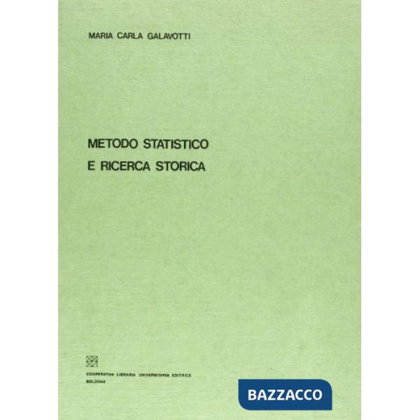 Metodo statistico e ricerca storica