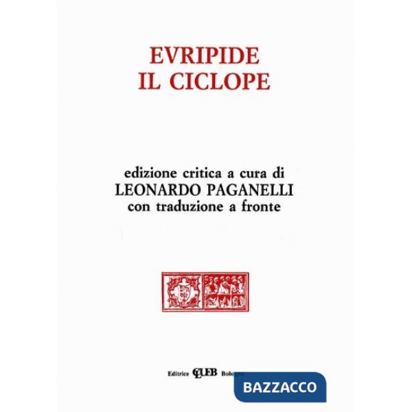 Ciclope. Traduzione a fronte (Il)