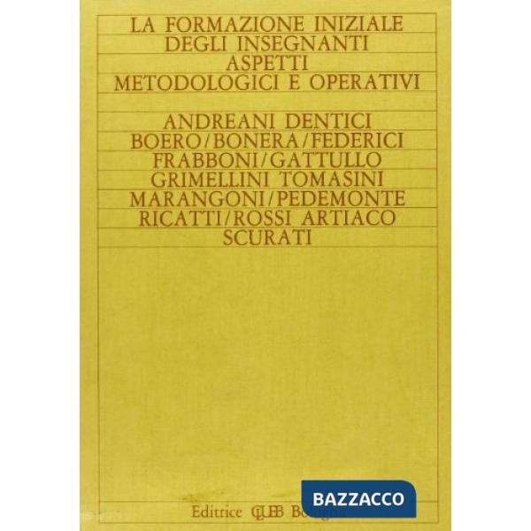 Formazione iniziale degli insegnanti (La)