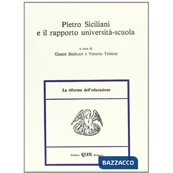Pietro Siciliani e il rapporto università-scuola