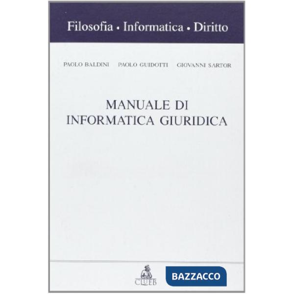 Manuale di informatica giuridica
