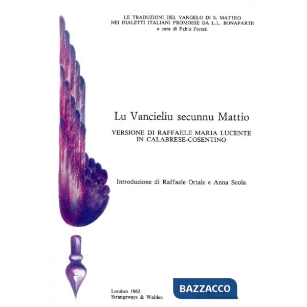 Vancieliu secunnu Mattio (London, 1862) (Lu)