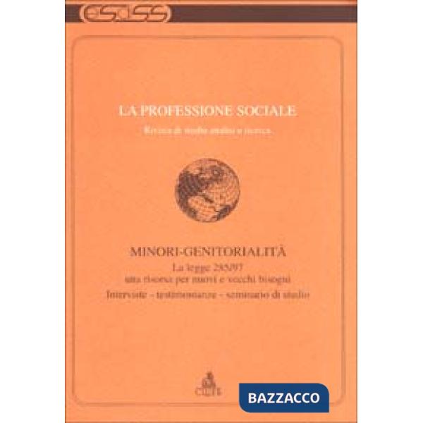 Professione sociale (1998) (2). Minori-genitorialità (La)
