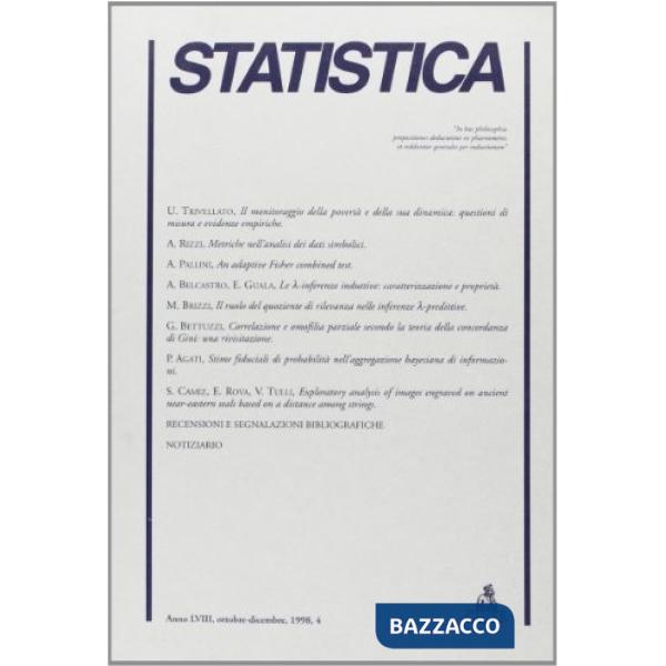 Statistica (1998). Vol. 4