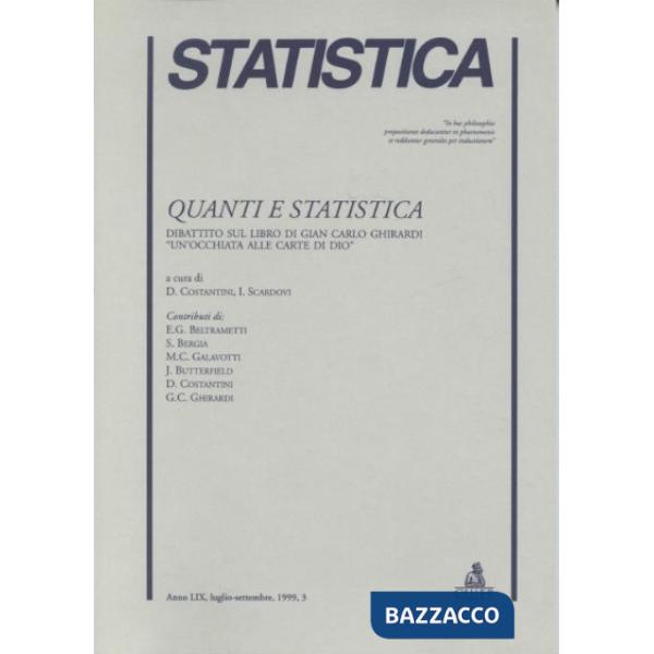 Statistica (1999). Vol. 3