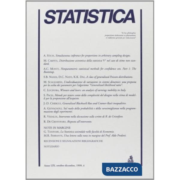 Statistica (1999). Vol. 4